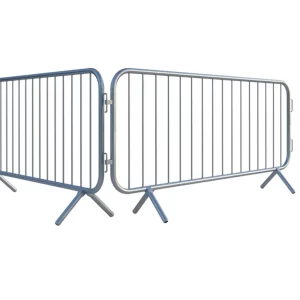 2.3m Fixed Leg Bar Pedestrian Barriers