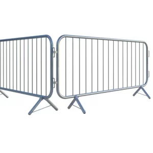 HD 2.3m Fixed Leg Bar Pedestrian Barriers