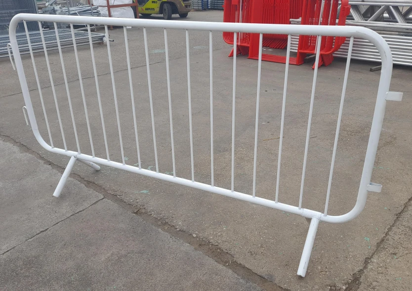 2.3m Fixed Leg Bar Pedestrian Barriers