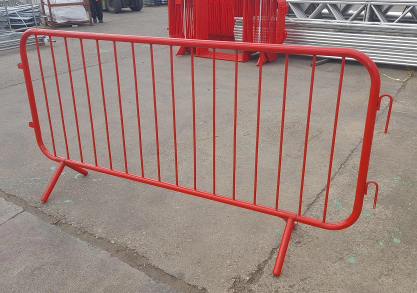 2.3m Fixed Leg Bar Pedestrian Barriers